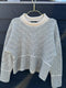 Jazz cardigan / sweater af Hanne Falkenberg, strikkeopskrift Strikkeopskrift Hanne Falkenberg