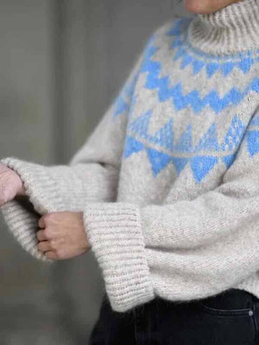 Kort Super Selene sweater af Anne Ventzel, No 1 + Silk mohair kit (uden opskrift) Strikkekit Anne Ventzel