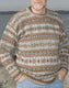 Krakær herre sweater fra Ruth Sørensen, No 20 strikkekit Strikkekit Ruth Sørensen
