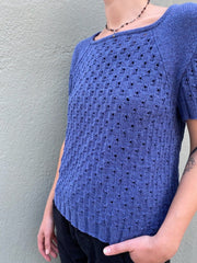 Look bluse af Hanne Falkenberg, strikkeopskrift Strikkeopskrift Hanne Falkenberg