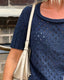 Look bluse af Hanne Falkenberg, No 21 strikkekit Strikkekit Hanne Falkenberg