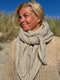 Luna Sjal, No 1 + silk mohair strikkekit