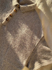 Marcu Polo t-shirt til mænd af Creadia Studio, No 12+13 strikkekit Strikkekit Creadia