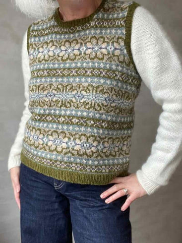 Mols vest fra Ruth Sørensen, No 20 strikkekit Strikkekit Ruth Sørensen