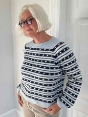 Nautic Sweater af Lenes Knitwear, strikkeopskrift (DK + NO) Strikkeopskrift Lenes knitwear