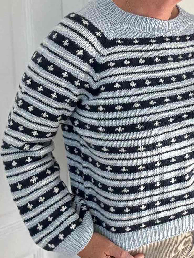 Nautic Sweater af Lenes Knitwear, strikkeopskrift (DK + NO) Strikkeopskrift Lenes knitwear