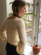 Nigrum Sweater fra Refined Knitwear, silk mohair strikkekit Strikkekit Refined Knitwear