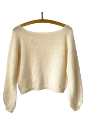 Nigrum Sweater fra Refined Knitwear, strikkeopskrift Strikkeopskrift Refined Knitwear