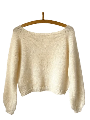 Nigrum Sweater fra Refined Knitwear, strikkeopskrift Strikkeopskrift Refined Knitwear