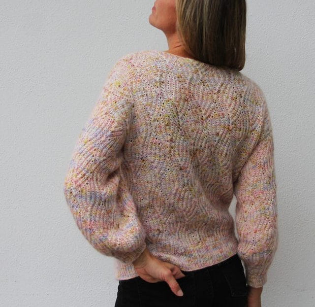 No 22 cardigan fra VesterbyCrea, strikkeopskrift Strikkeopskrift VesterbyCrea