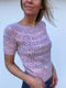 No 28 T-shirt fra VesterbyCrea, strikkeopskrift Strikkeopskrift VesterbyCrea