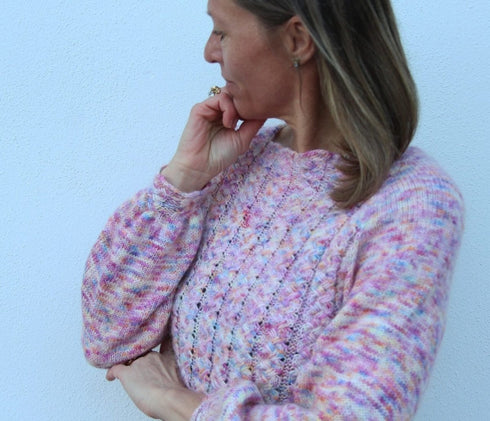 No 29 sweater fra VesterbyCrea, strikkeopskrift Strikkeopskrift VesterbyCrea