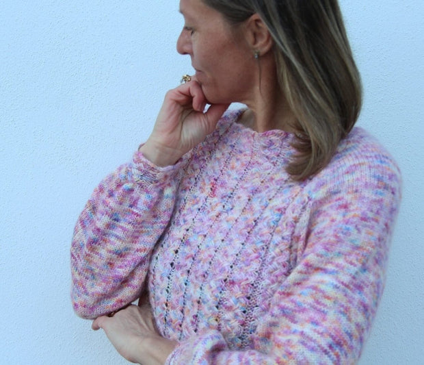 No 29 sweater fra VesterbyCrea, strikkeopskrift Strikkeopskrift VesterbyCrea