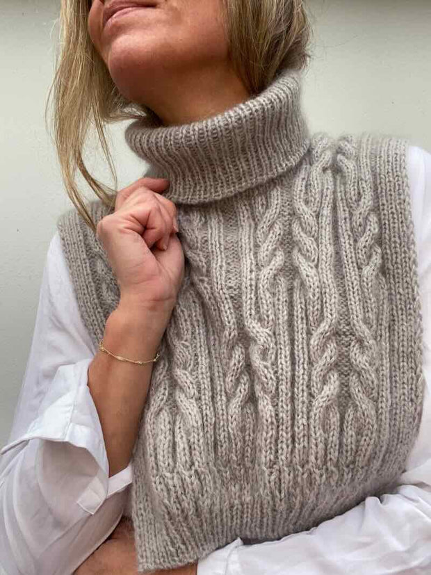No 35 Neck Warmer fra VesterbyCrea, strikkeopskrift Strikkeopskrift VesterbyCrea