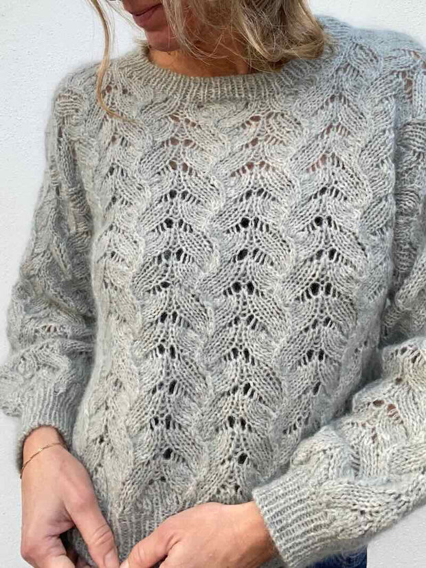 No 45 sweater fra VesterbyCrea, strikkeopskrift Strikkeopskrift VesterbyCrea