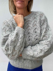 No 45 sweater fra VesterbyCrea, strikkeopskrift Strikkeopskrift VesterbyCrea