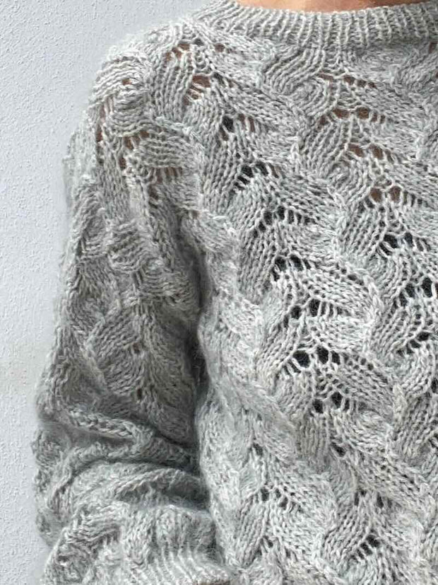 No 45 sweater fra VesterbyCrea, strikkeopskrift Strikkeopskrift VesterbyCrea