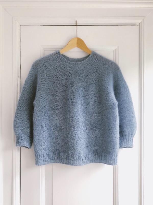 Novice sweater - Mohair edition, fra PetiteKnit, silk mohair, strikkekit Strikkekit PetiteKnit