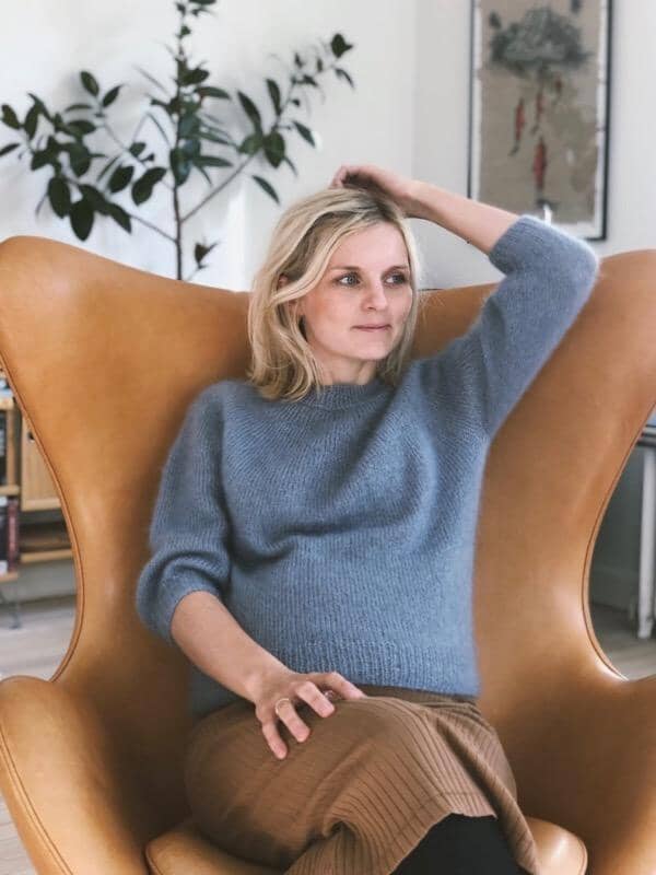 Novice sweater - Mohair edition, fra PetiteKnit, silk mohair, strikkekit Strikkekit PetiteKnit