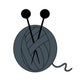 Önling No 10 - silk mohair garn - Koksgrå (011) / (D154)