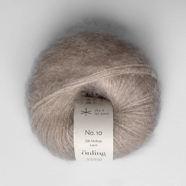 Önling No 10 - silk mohair garn - Kold lys beige (006)