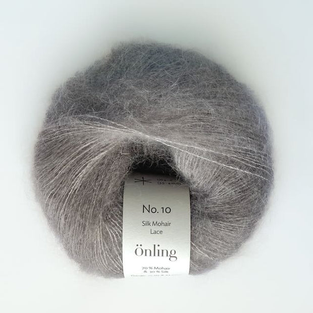 Önling No 10 - silk mohair garn - Skiffergrå (003)