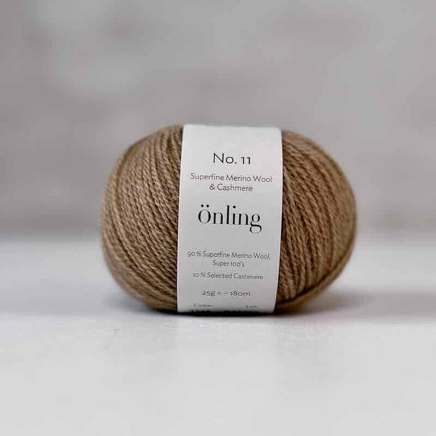Önling No 11 - merino og cashmere garn - Beige (bolsana)x