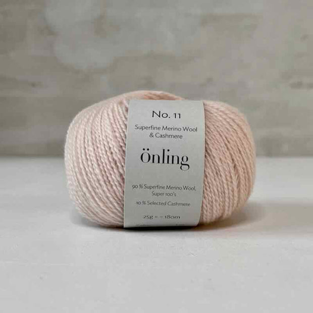 Önling No 11 - merino og cashmere garn - Marcipan (Volga 7839)x