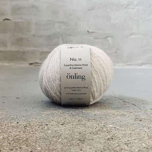 Önling No 11 - merino og cashmere garn - Marcipan (Volga 7839)x