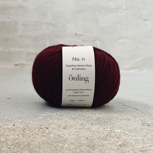 Önling No 11 - merino og cashmere garn - Marcipan (Volga 7839)x