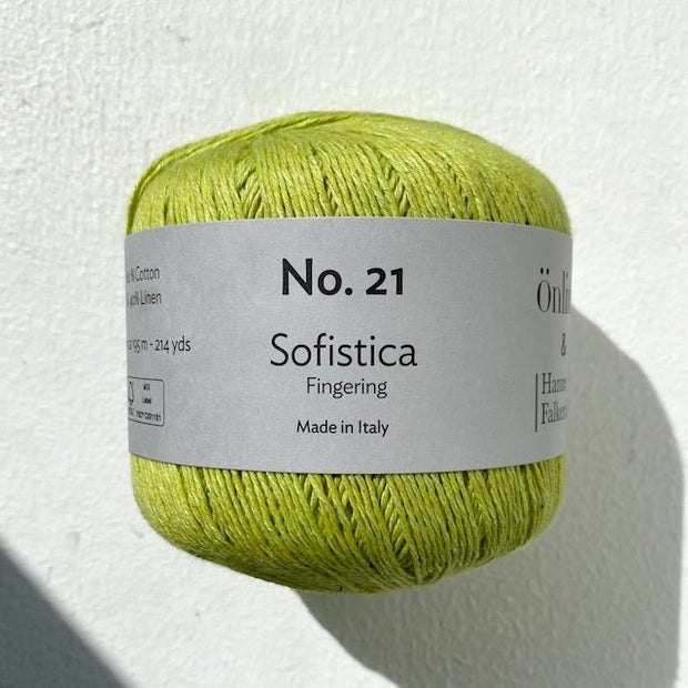 Önling No 21 - bomuld og hør garn - Lime (127)