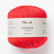 Önling No 21 - bomuld og hør garn - Tomato (118)