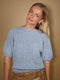 Paloma T-shirt Med Pufærmer, strikkeopskrift