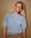 Paloma T-shirt Med Pufærmer, strikkeopskrift