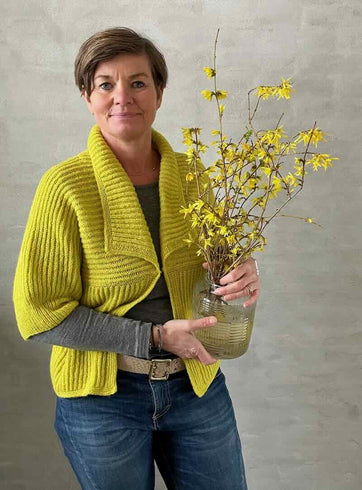 Patent jakke af Hanne Falkenberg, strikkeopskrift Strikkeopskrift Hanne Falkenberg