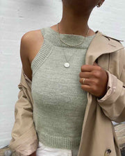 Pi Camisole af Creadia Studio, strikkeopskrift Strikkeopskrift Creadia