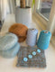 Puff your vibe cardigan af Knit Your Vibe, No 12 kit + silk mohair Strikkekit Knit Your Vibe
