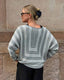 Pyramide sweater i No 21 af Hanne Falkenberg, strikkeopskrift Strikkeopskrift Hanne Falkenberg