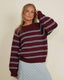 Rikke Cozy Sweater af Rikke Jönsson (en stribe farve), strikkekit i No 3