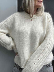 Rikke Sweater No 2 af Rikke Jönsson, strikkekit i No 2 + silk mohair
