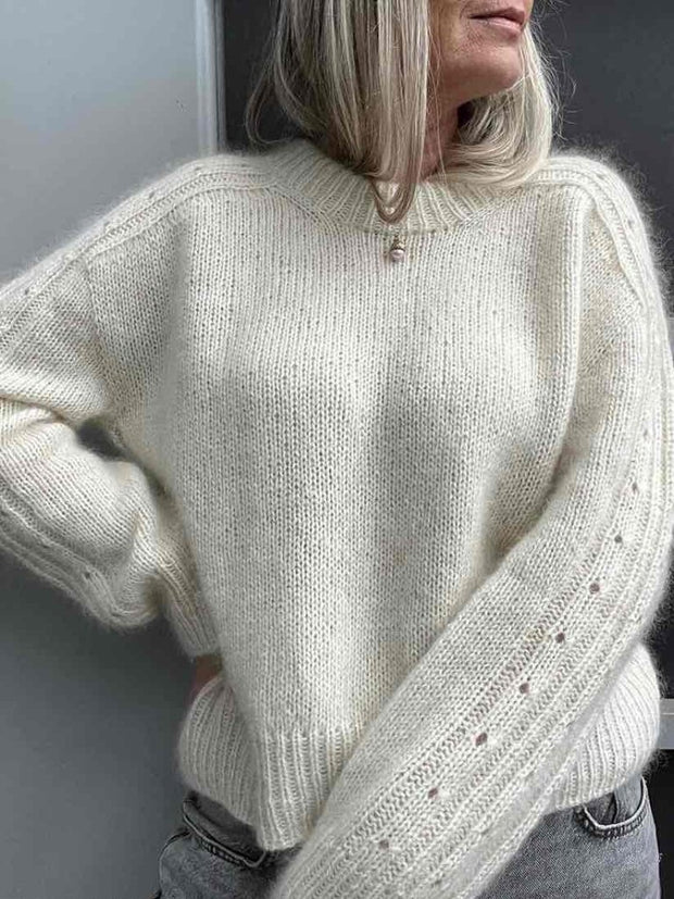 Rikke Sweater No 2 af Rikke Jönsson, strikkekit i No 2 + silk mohair