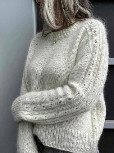 Rikke Sweater No 2 af Rikke Jönsson, strikkekit i No 2 + silk mohair