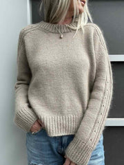 Rikke Sweater No 2 af Rikke Jönsson, strikkekit i No 3 + silk mohair