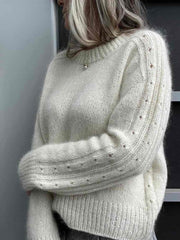 Rikke Sweater No 2 af Rikke Jönsson, strikkekit i No 3 + silk mohair