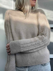 Rikke Sweater No 2 af Rikke Jönsson, strikkekit i No 3 + silk mohair
