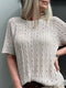 Rikke Tee af Rikke Jönsson, strikkekit i No 14 Strikkekit Rikke Jönsson