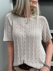 Rikke tee af Rikke Jönsson, strikkeopskrift (DK, SE, NO)