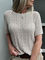 Rikke tee af Rikke Jönsson, strikkeopskrift (DK, SE, NO)