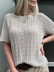 Rikke tee af Rikke Jönsson, strikkeopskrift (DK, SE, NO)