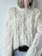 Rikke Twist Sweater af Rikke Jönsson, strikkekit i No 4 + silk mohair (DK, SE, NO) Strikkekit Rikke Jönsson